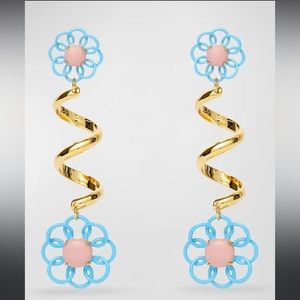 Lele sadoughi marigold linear earrings. NWOT